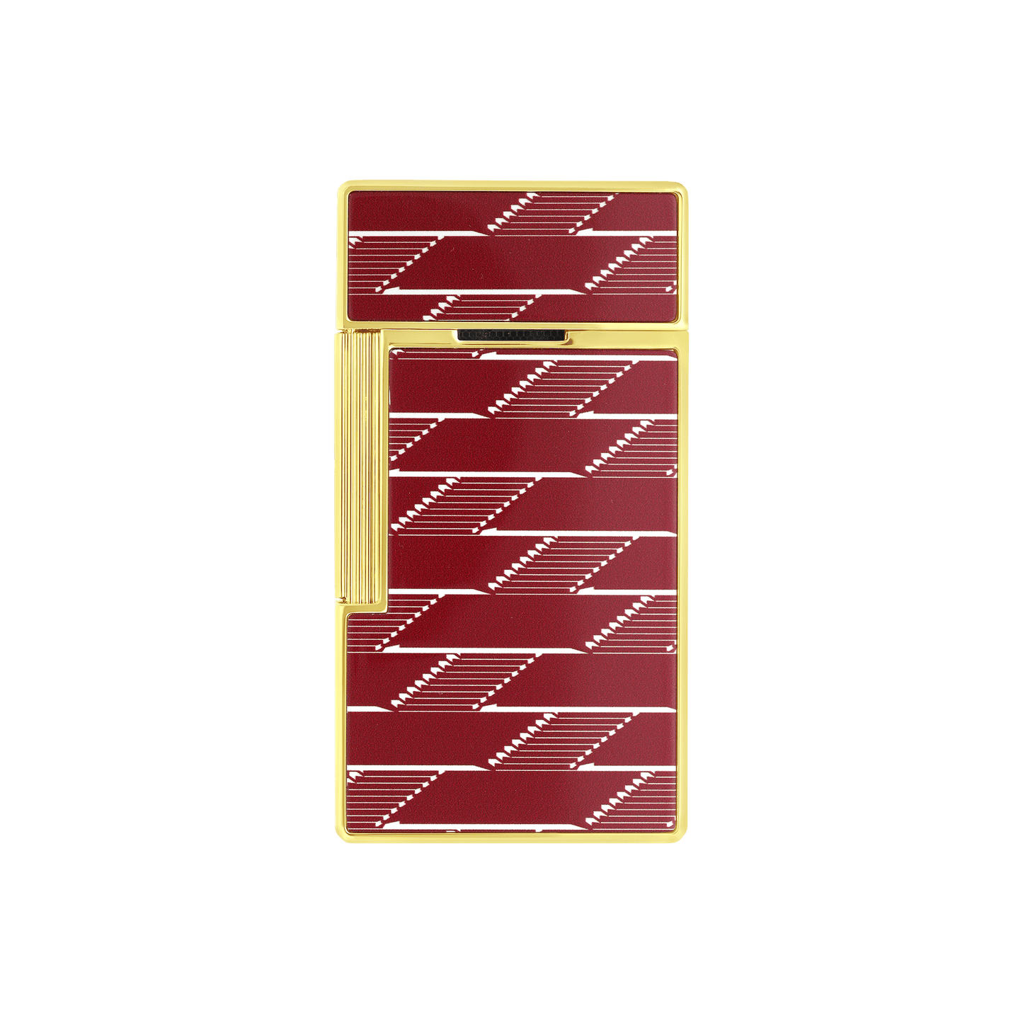 ST Dupont Lighter Biggy Monogram, Ltd. Edt., Burgundy