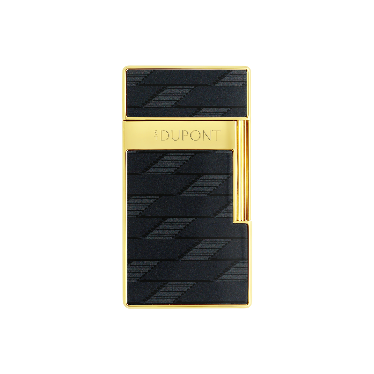 ST Dupont Lighter Biggy Monogram, Ltd. Edt., Black