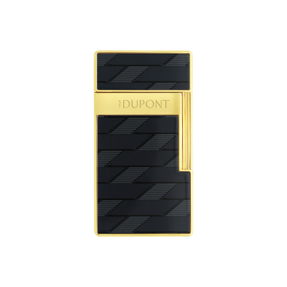 ST Dupont Lighter Biggy Monogram, Ltd. Edt., Black