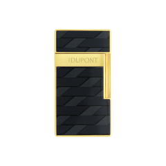 ST Dupont Feuerzeug Biggy Monogram, Ltd. Edt., Schwarz