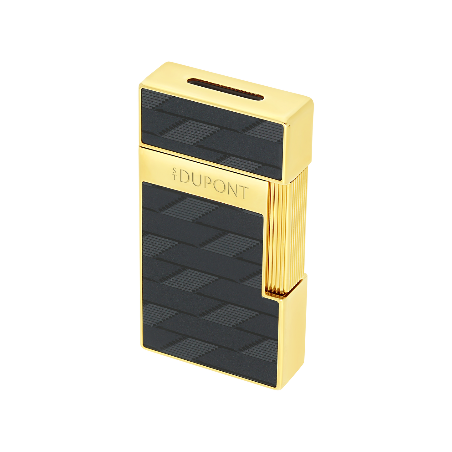 ST Dupont Lighter Biggy Monogram, Ltd. Edt., Black