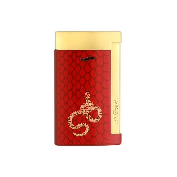 ST Dupont Feuerzeug Slim 7 Snake, Rot
