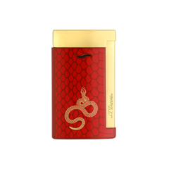 ST Dupont Feuerzeug Slim 7 Snake, Rot