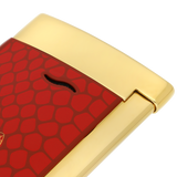 ST Dupont Feuerzeug Slim 7 Snake, Rot