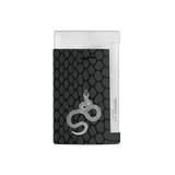 ST Dupont Feuerzeug Slim 7 Snake, Chrom, Schwarz