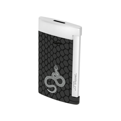 ST Dupont Lighter Slim 7 Snake, Chrome, Black