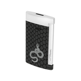 ST Dupont Feuerzeug Slim 7 Snake, Chrom, Schwarz