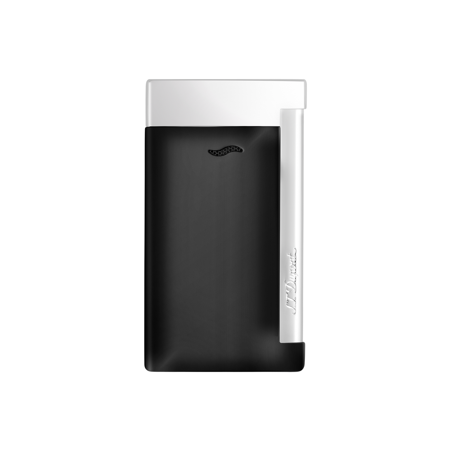 ST Dupont Feuerzeug Slim 7 Slim7, Palladium, Ltd. Edt., Schwarz