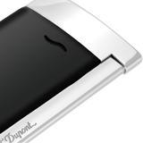 ST Dupont Feuerzeug Slim 7 Slim7, Palladium, Ltd. Edt., Schwarz