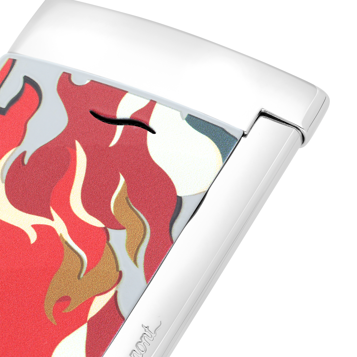 ST Dupont Lighter Slim 7 Camo, Ltd. Edt., Red