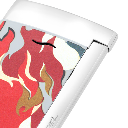 ST Dupont Lighter Slim 7 Camo, Ltd. Edt., Red