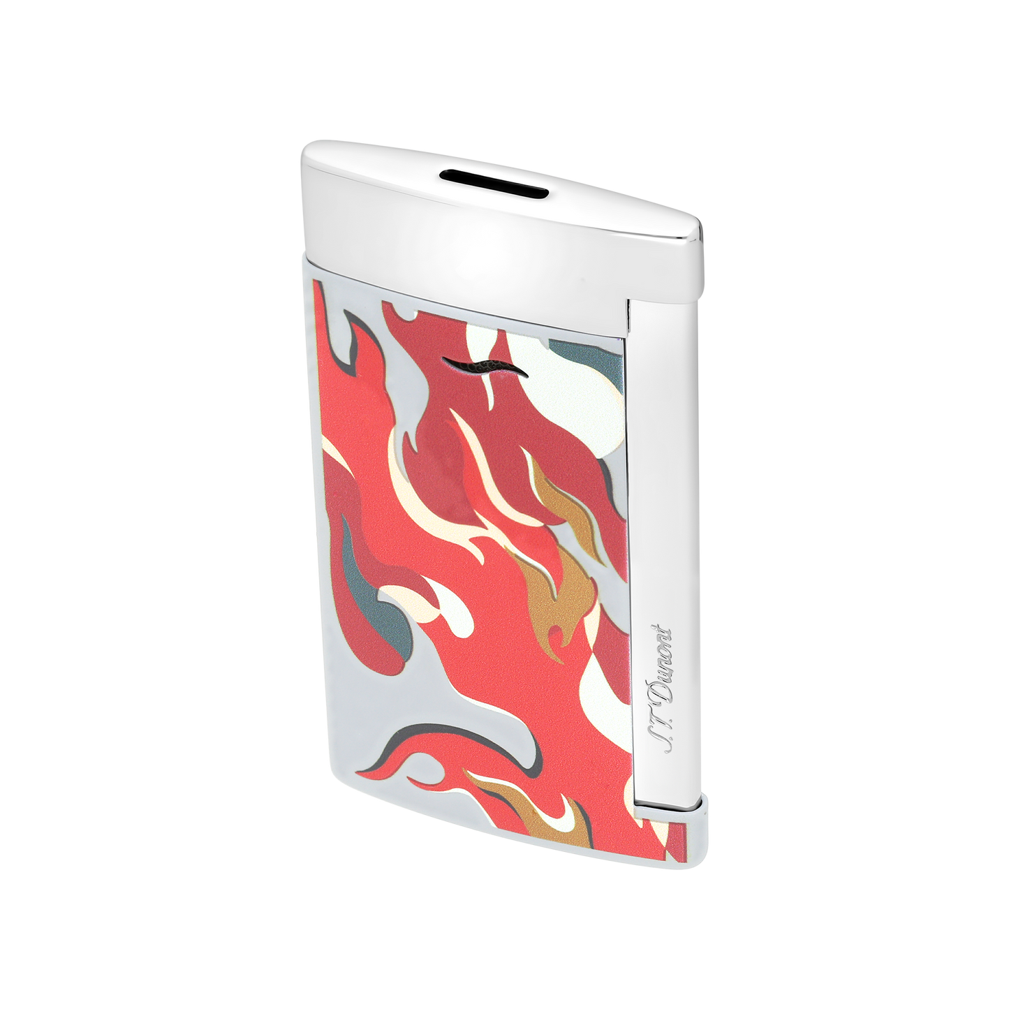ST Dupont Lighter Slim 7 Camo, Ltd. Edt., Red