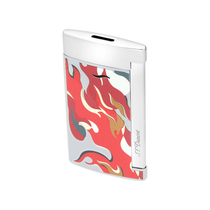 ST Dupont Lighter Slim 7 Camo, Ltd. Edt., Red