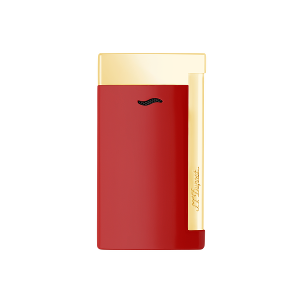 ST Dupont Feuerzeug Slim 7 Dragon, Ltd. Edt., Burgundy