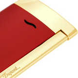 ST Dupont Feuerzeug Slim 7 Dragon, Ltd. Edt., Burgundy