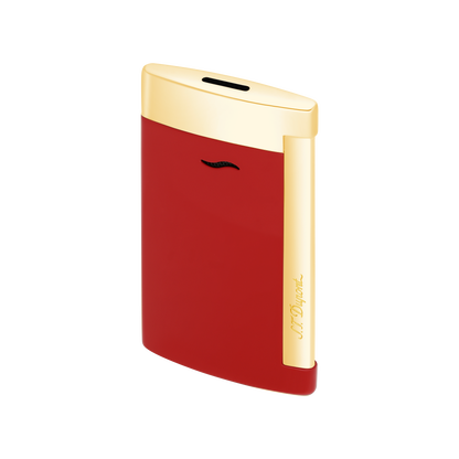 ST Dupont Feuerzeug Slim 7 Dragon, Ltd. Edt., Burgundy