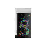 ST Dupont Feuerzeug Slim 7 Dragon, Palladium, Ltd. Edt., Schwarz