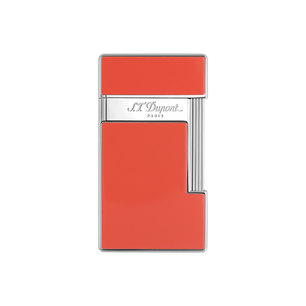 ST Dupont Feuerzeug Slimmy Palladium, Coral