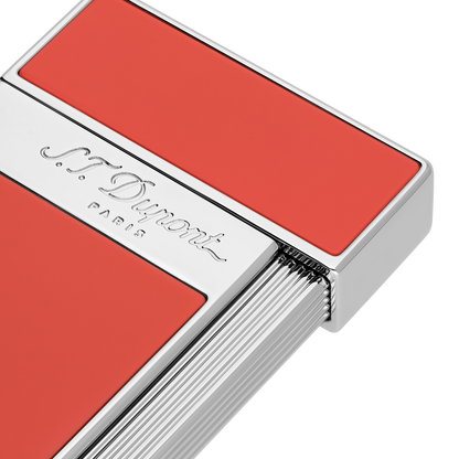 ST Dupont Feuerzeug Slimmy Palladium, Coral