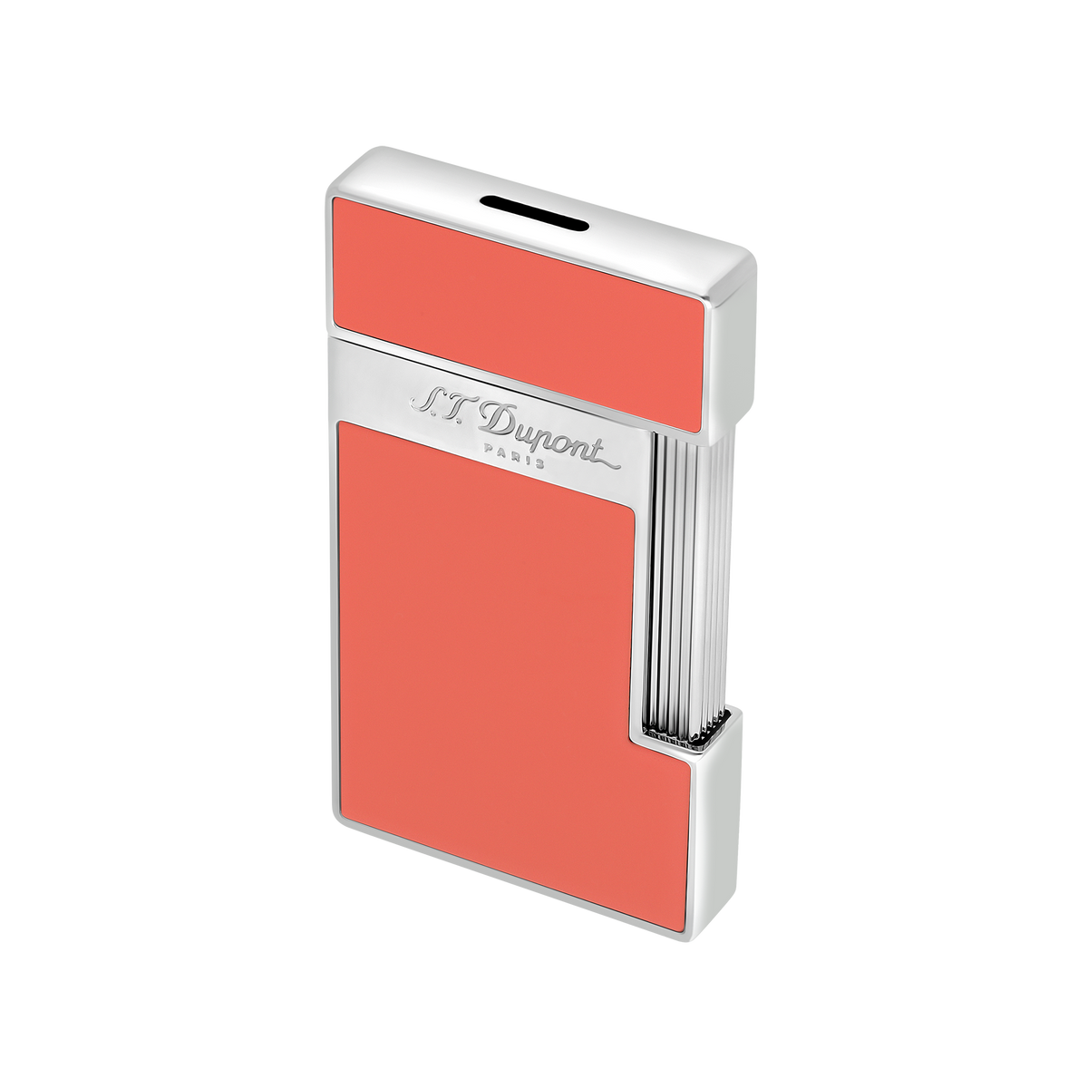 ST Dupont Feuerzeug Slimmy Palladium, Coral