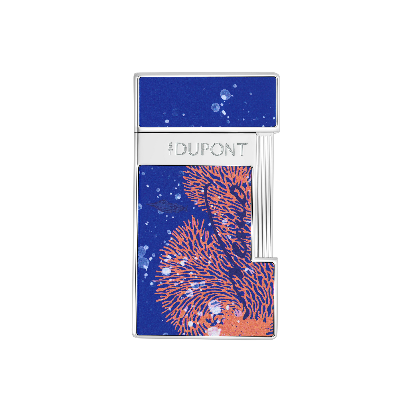 ST Dupont Lighter Slimmy 20000 Lieues Sous Les Mers, Ltd. Edt., Royal-blue
