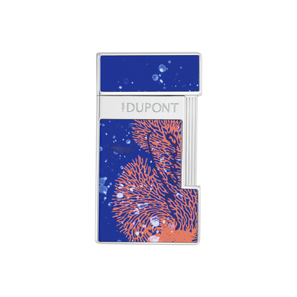 ST Dupont Lighter Slimmy 20000 Lieues Sous Les Mers, Ltd. Edt., Royal-blue