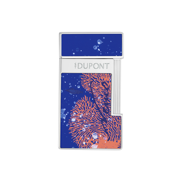 ST Dupont Feuerzeug Slimmy 20000 Lieues Sous Les Mers, Ltd. Edt., Royal-blue