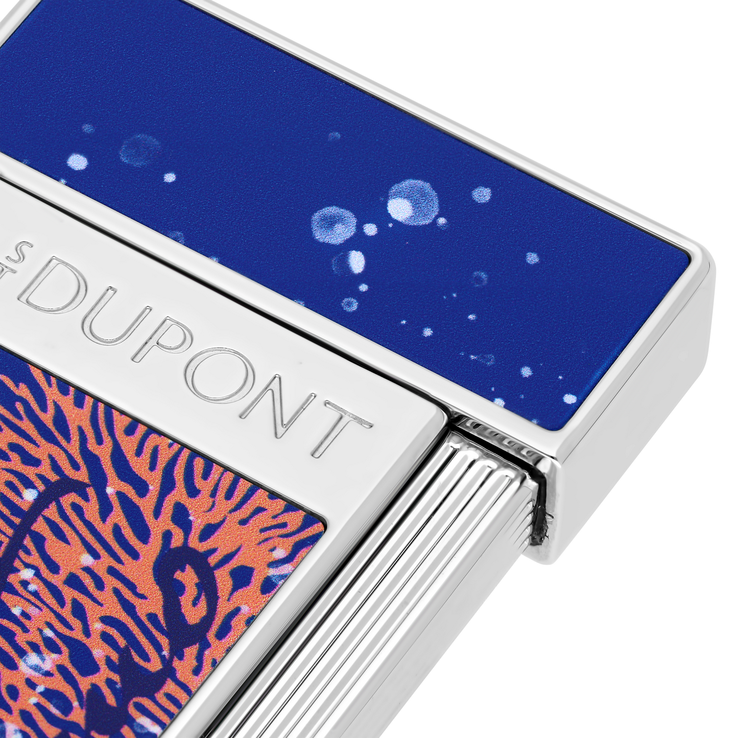 ST Dupont Lighter Slimmy 20000 Lieues Sous Les Mers, Ltd. Edt., Royal-blue