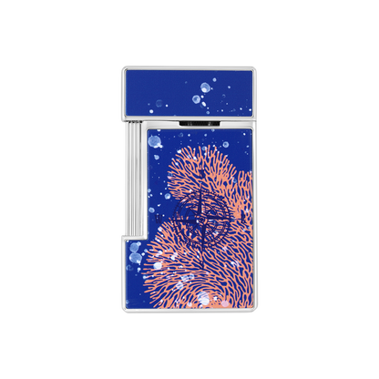ST Dupont Lighter Slimmy 20000 Lieues Sous Les Mers, Ltd. Edt., Royal-blue