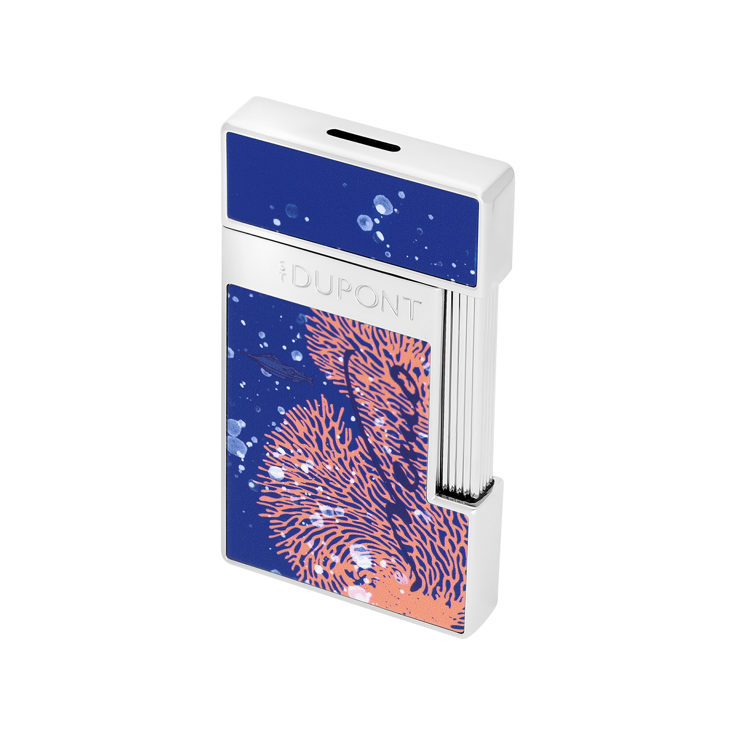 ST Dupont Lighter Slimmy 20000 Lieues Sous Les Mers, Ltd. Edt., Royal-blue