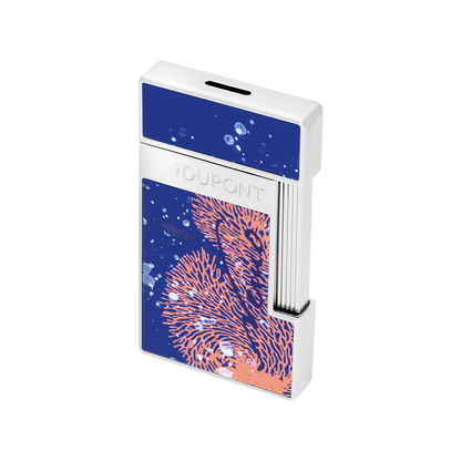 ST Dupont Lighter Slimmy 20000 Lieues Sous Les Mers, Ltd. Edt., Royal-blue