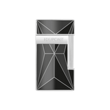 ST Dupont Feuerzeug Slimmy Fire X, Palladium, Ltd. Edt., Schwarz