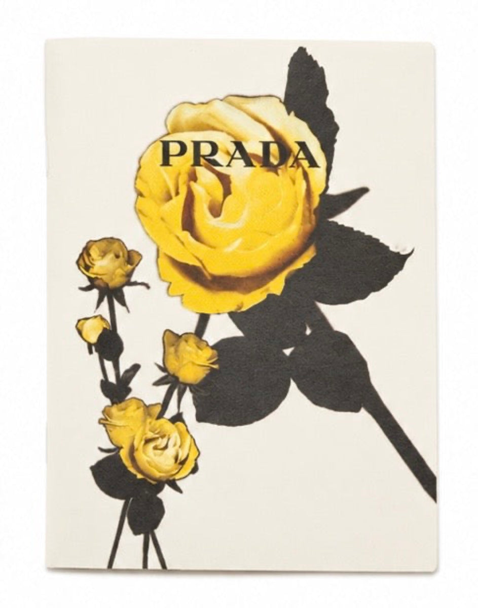 PRADA Notebook Refill Travel Journal Sand Camouflage