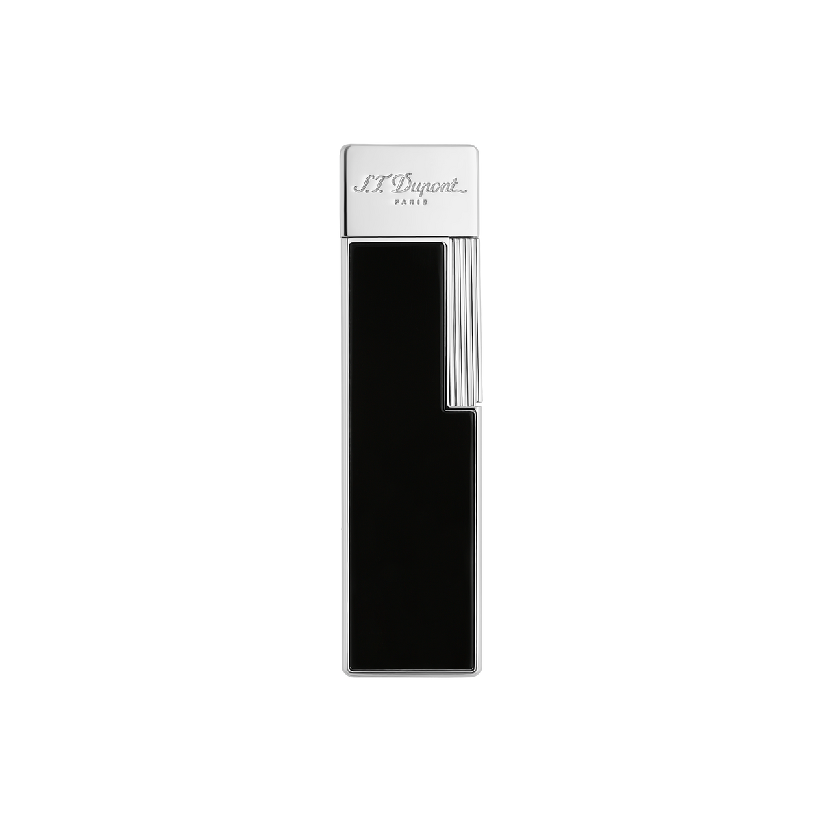 ST Dupont Feuerzeug Twiggy Palladium, Schwarz