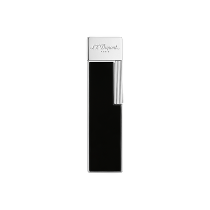 ST Dupont Feuerzeug Twiggy Palladium, Schwarz