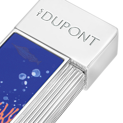 ST Dupont Lighter Twiggy 20000 Leagues Under the Sea, Ltd. Edt., Royal-blue