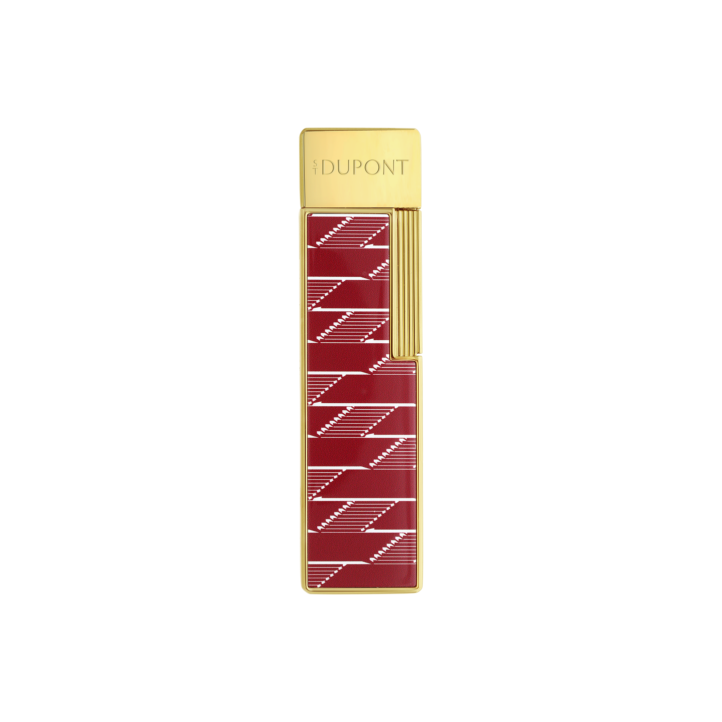 ST Dupont Feuerzeug Twiggy Monogram, Ltd. Edt., Burgundy