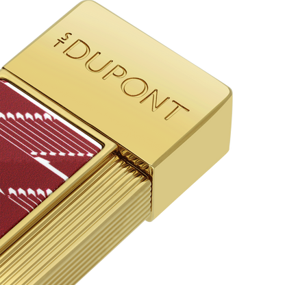 ST Dupont Feuerzeug Twiggy Monogram, Ltd. Edt., Burgundy