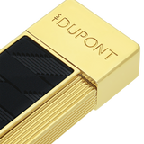 ST Dupont Feuerzeug Twiggy Monogram, Ltd. Edt., Schwarz