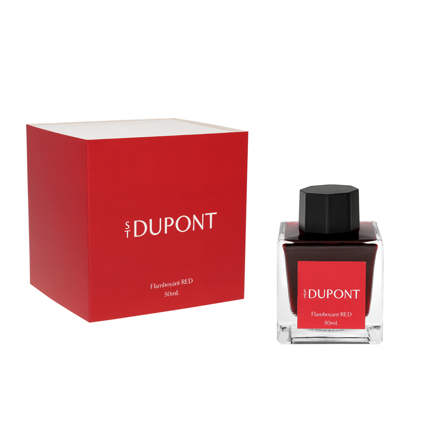 ST Dupont Fountain Pen Ink Bottles Red