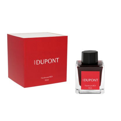 ST Dupont Fountain Pen Ink Bottles Red