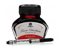 Octopus Fluids Füllhaltertinte Set Classic Brillant Rot