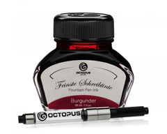 Octopus Fluids Set aus Füllhaltertinte und Tintenkonverter Classic Burgunder Ltd. Edt. Burgunder