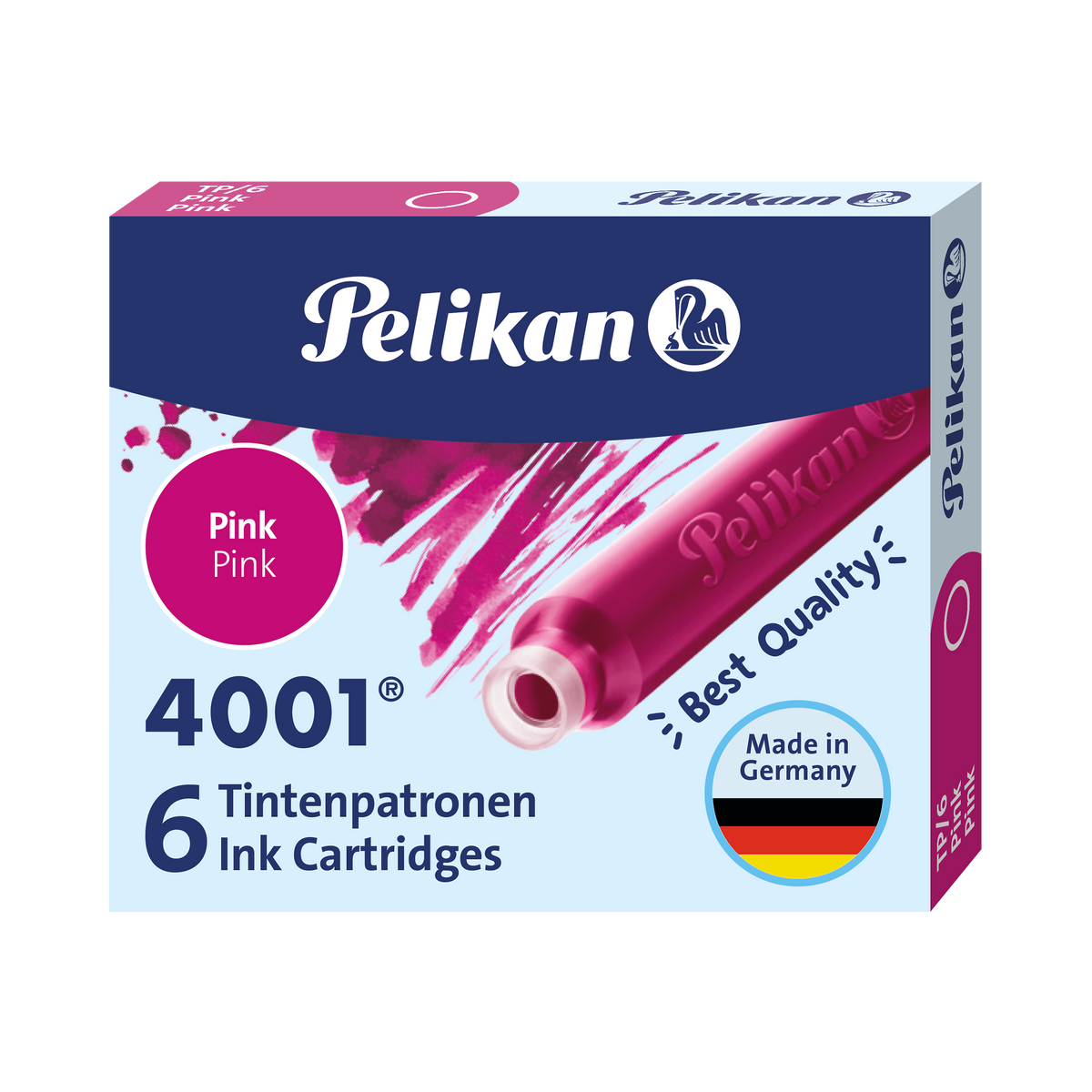 Pelikan Tintenpatronen 4001 TP/6, Pink