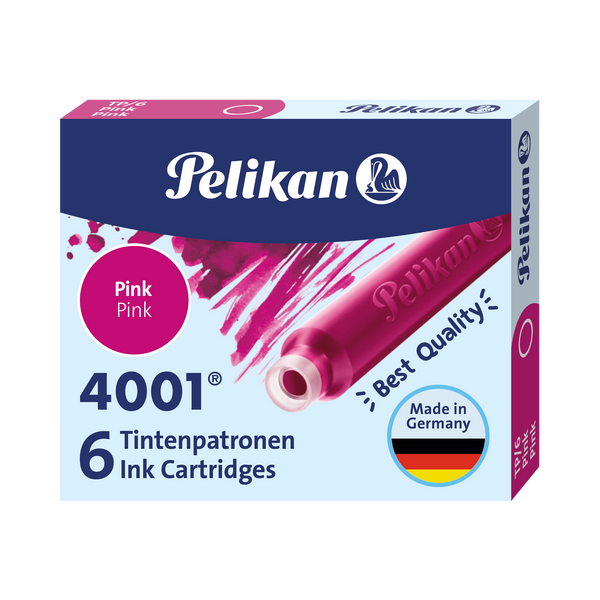 Pelikan Tintenpatronen 4001 TP/6, Pink
