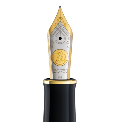 Pelikan, Füller Souverän M1000, 18K Feder, schwarz-grün