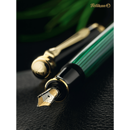 Pelikan, Füller Souverän M1000, 18K Feder, schwarz-grün