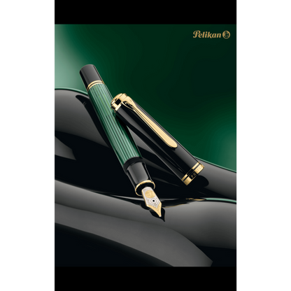 Pelikan, Füller Souverän M1000, 18K Feder, schwarz-grün