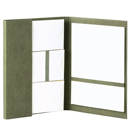 Rössler Briefpapiermappe SOHO Special Line DIN A4/DL - Salbei/Grün 20/5/25
