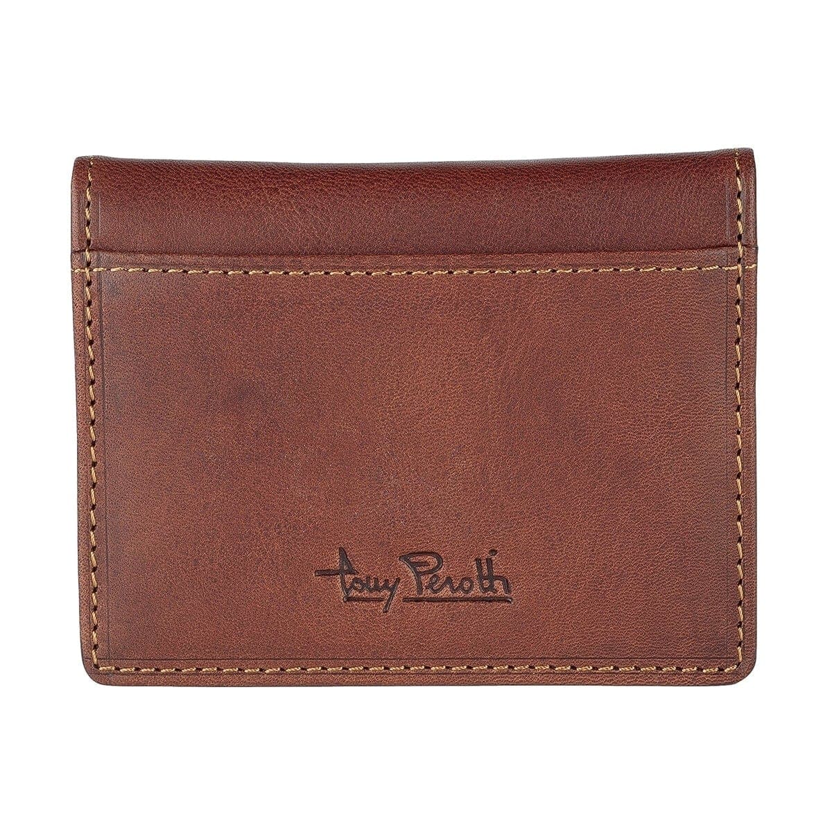 Tony Perotti, Credit Card Case Vegetale, dark brown